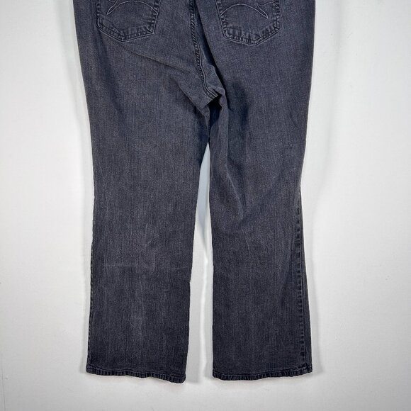 Gloria Vanderbilt FLARED Denim Jeans Women's 20W PERFECT FIT Black Casual - Picture 4 of 14